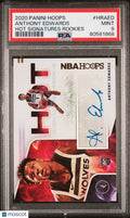 2020 Panini Hoops Hot Signatures Rookie Auto Anthony Edwards #HRAED PSA 9