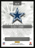 2020 Panini Illusions Football First Impressions CeeDee Lamb RC Rookie Patch Auto /199
