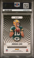 2020 Panini Illusions Rookie Endorsement Autograph Jordan Love Blue RC/99 PSA 10