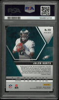 2020 Panini Mosaic Jalen Hurts #222 Red Rookie RC PSA 10