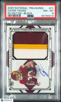 2020 Panini National Treasures Rookie Material Signatures Chase Young Black PSA8 RC /5