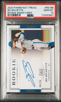 2020 Panini National Treasures Rookie Signatures Auto Bo Bichette /99 PSA 10
