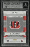 2020 Plates and Patches Full Coverage Patch Orange Joe Burrow /50 BGS 9