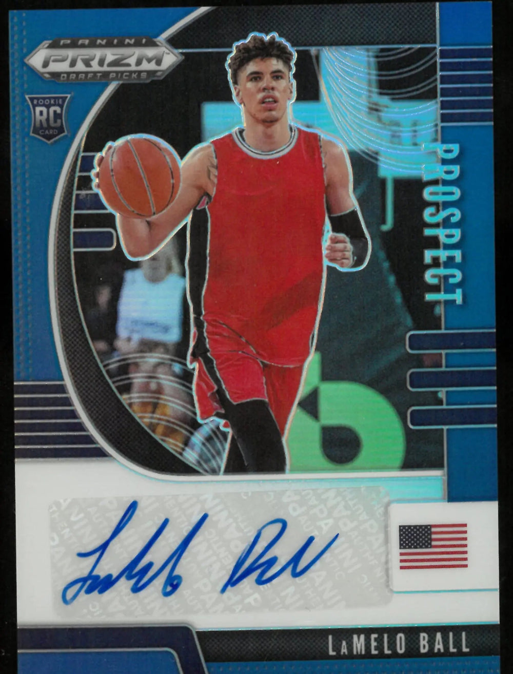 2020 Panini Prizm Draft Picks LaMelo Ball Prospects Autograph RC Rookie /149