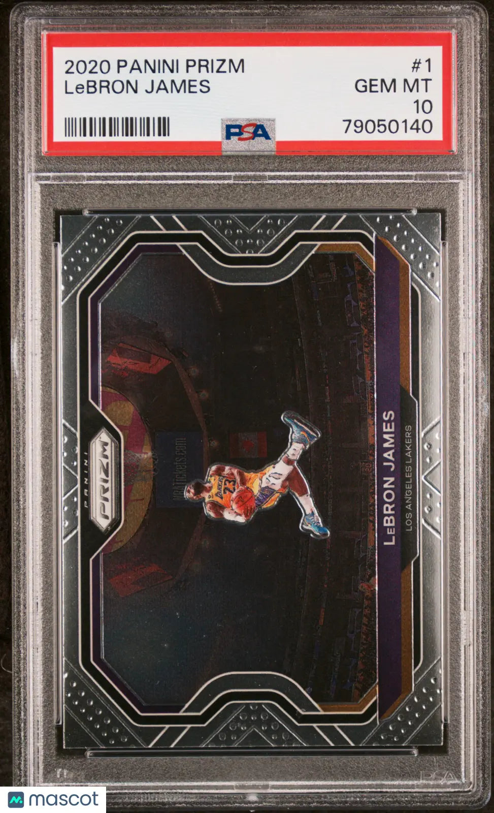 2020 Panini Prizm LeBron James #1 PSA 10