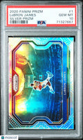 2020 Panini Prizm LeBron James #1 Silver Prizm PSA 10