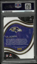 2020 Panini Select J. K. Dobbins #352 Gold Disco Prizm PSA 9 Rookie RC /10