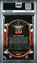 2020 Panini Select Joe Burrow RC Rookie #46 Die Cut Blue Prizm PSA 10