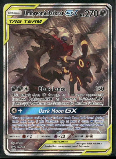 2020 Pokemon Sun & Moon Promo Umbreon & Darkrai GX SM241 MP