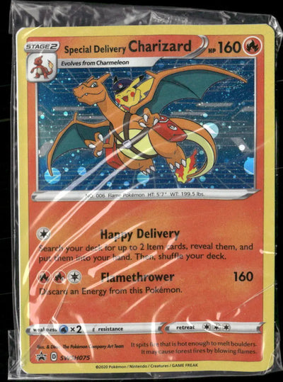 2020 Pokemon Sword & Shield Promo Special Delivery Charizard SWSH075 Sealed