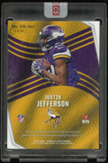 2020 Rookies & Stars Justin Jefferson RC Dress For Success Patch Auto /25
