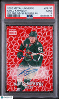 2020 Metal Universe Skybox Premium Prospects Kirill Kaprizov Auto RC PSA 9