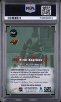 2020 Metal Universe Skybox Premium Prospects Kirill Kaprizov Auto RC PSA 9