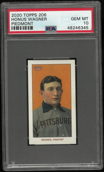 2020 Topps 206 Baseball Honus Wagner Piedmont PSA 10