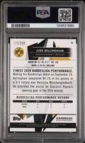 2020 Topps Finest Bundesliga Jude Bellingham RC Purple Wave Refractor PSA 9 /250