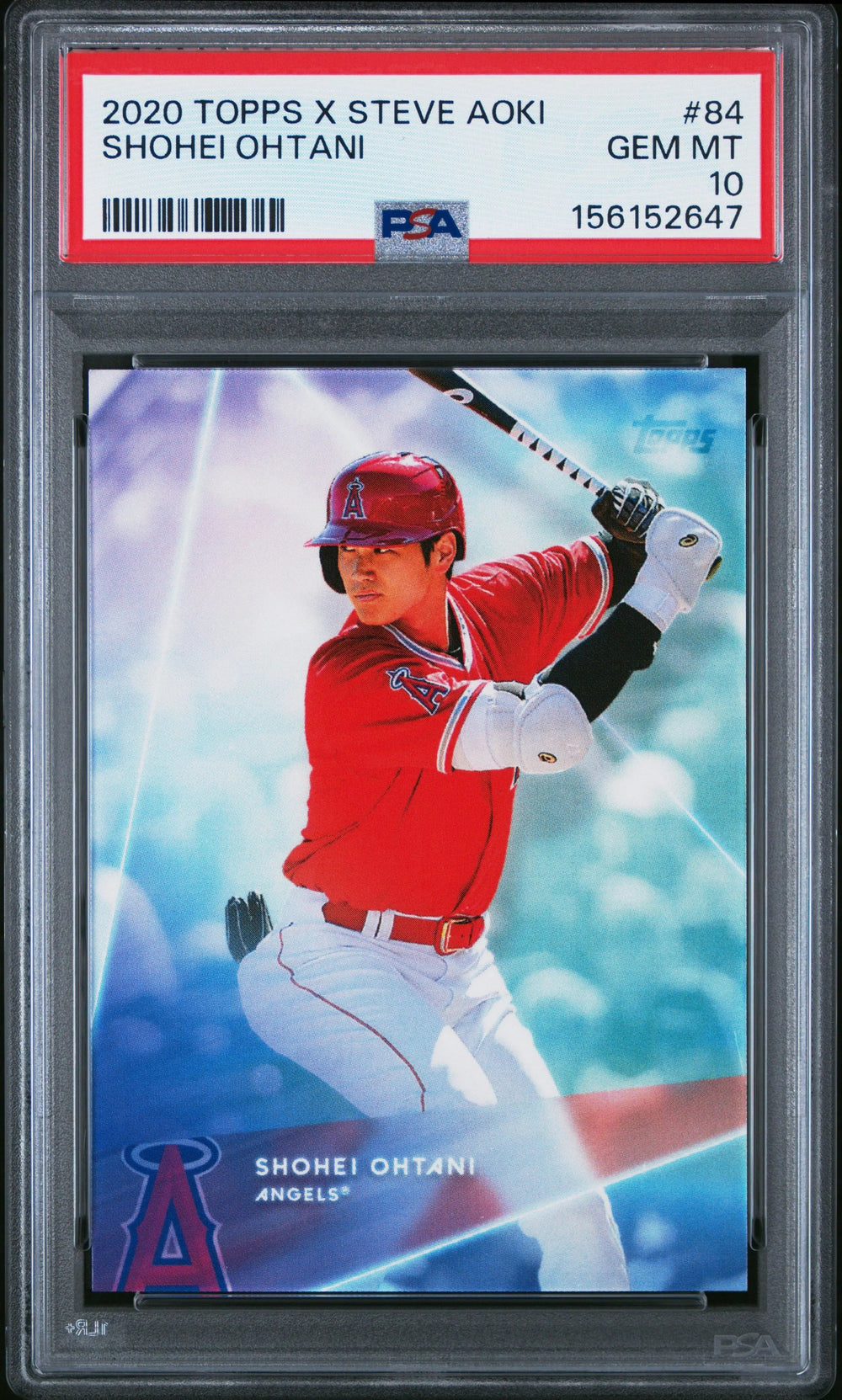 2020 Topps X Steve Aoki Shohei Ohtani #84 PSA 10