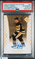 2020 Upper Deck Ultimate Hockey Sidney Crosby Auto Gold PSA Authentic /15