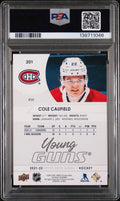 2021-22 Upper Deck Series 1 Cole Caufield Young Guns RC PSA 9