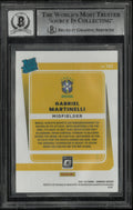 2021-22 Donruss Optic Soccer Gabriel Martinelli Rated Rookie In Person Auto BGS Authentic