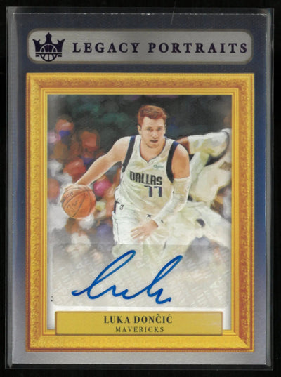 2021-22 Panini Court Kings Legacy Portraits Autograph Luka Doncic Auto /25