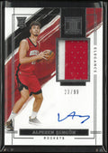 2021-22 Panini Impeccable Elegance Rookie Patch Autograph Alpren Sengun Auto /99