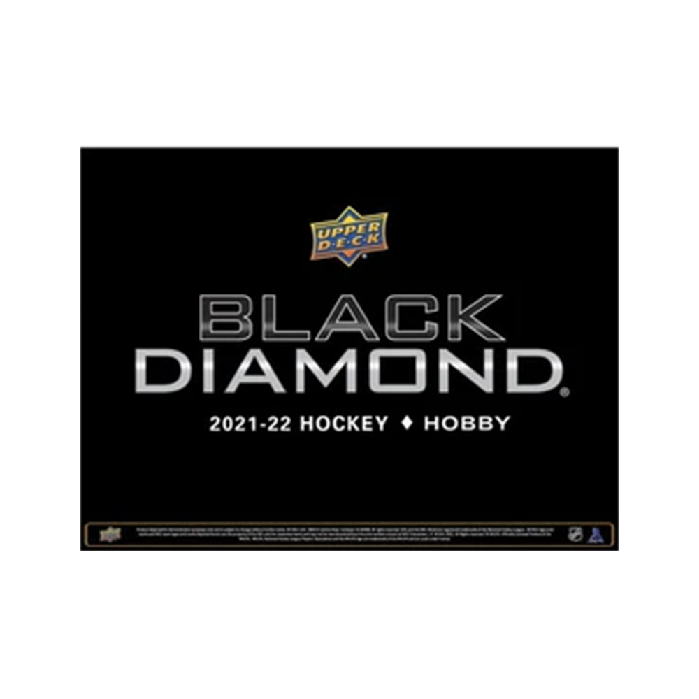 2021-22 Upper Deck Black Diamond Hockey Hobby Box