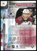 2021-22 Upper Deck Premier Red Auto Nathan MacKinnon