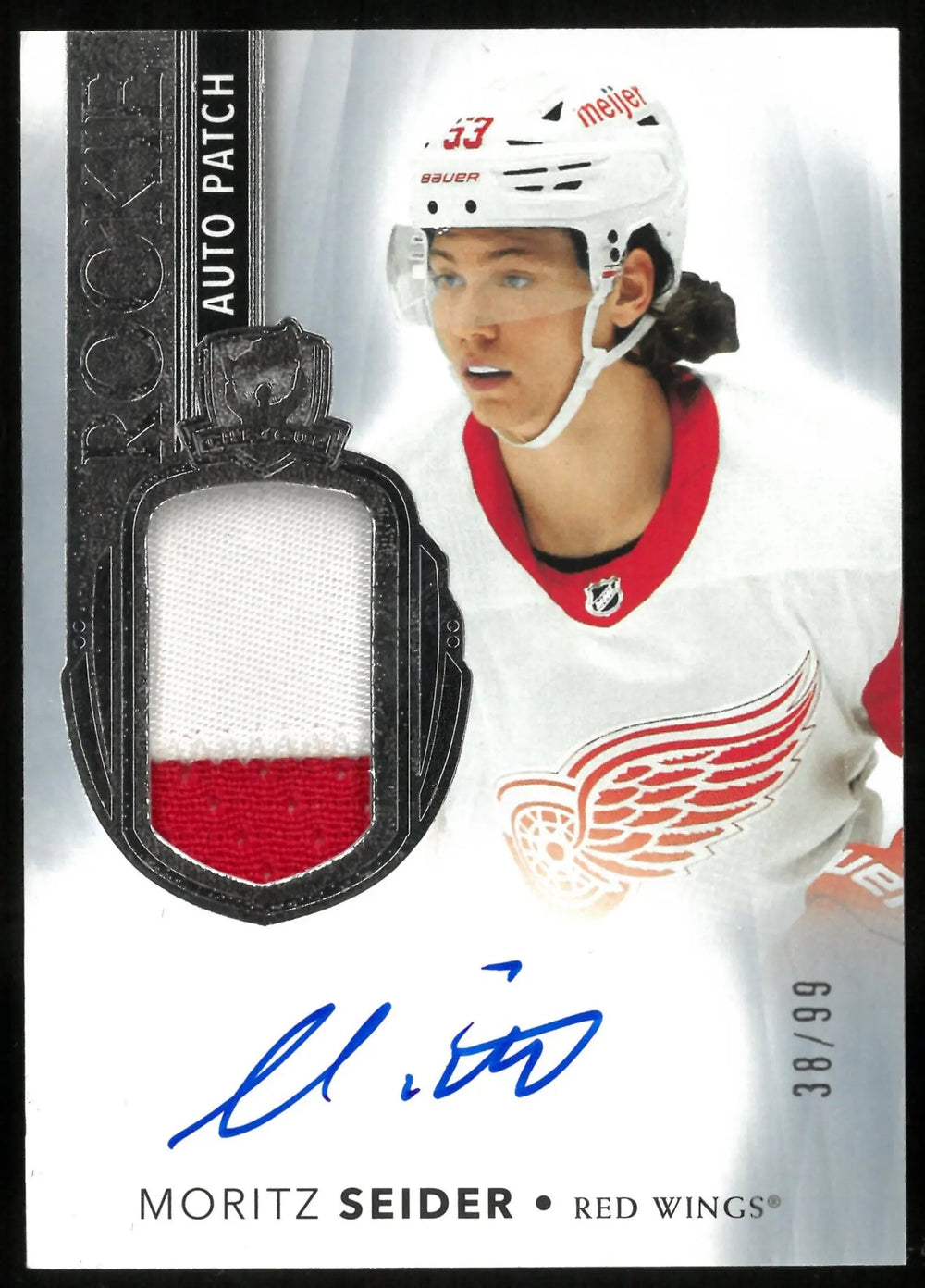 2021-22 Upper Deck The Cup Rookie Auto Patch Moritz Seider /99
