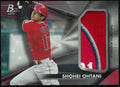 2021 Bowman Platinum Baseball Shohei Ohtani Platinum Patch /5