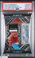 2021 Obsidian Volcanic Material Signatures Auto Cristiano Ronaldo PSA 8 /40