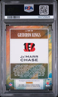 2021 Panini Chronicles Gridiron Kings Purple Auto Ja’Marr Chase /25 PSA 8