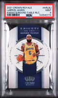 2021 Panini Crown Royale Knights Of The Round Table Relics LeBron James PSA 9
