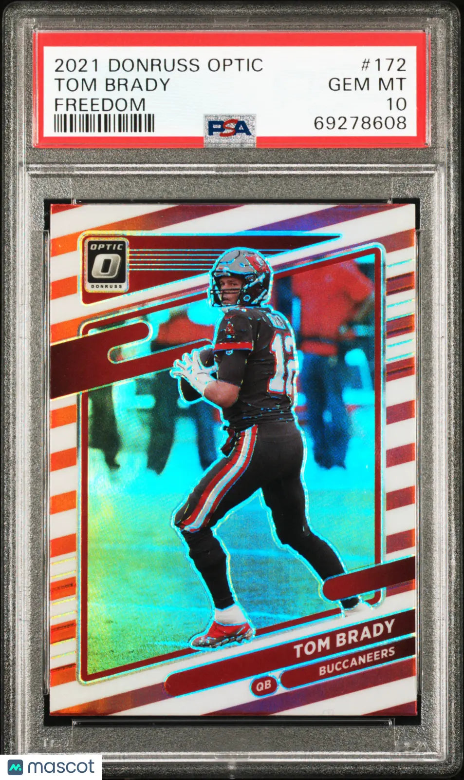 2021 Panini Donruss Optic Freedom Tom Brady #172 PSA 10