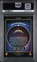 2021 Panini Donruss Optic Mythical Justin Herbert #MY8 PSA 9