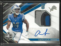 2021 Panini Limited Amon-Ra St.Brown Rookie Patch Autograph Auto RC /75(Creased)