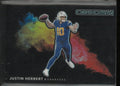 2021 Panini Obsidian Justin Herbert Obsidian Color Blast