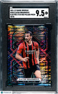 2021 Obsidian Soccer Zlatan Ibrahimovic EE Red Pulsar Prizm /26 SGC 9.5