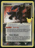 2021 Pokemon Celebrations: Classic Collection Umbreon Gold Star 17/17