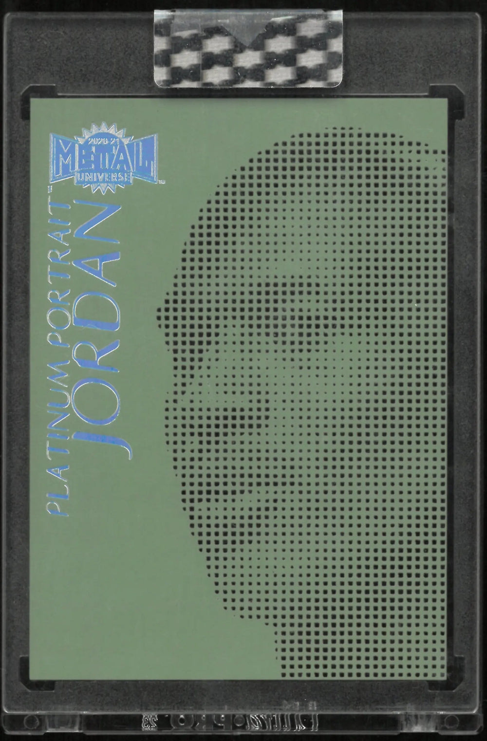 2021 Skybox Metal Basketball Platinum Portraits Michael Jordan GOAT