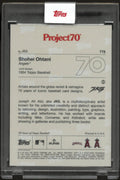 2021 Topps Baseball Project 70 Shohei Ohtani By JK5