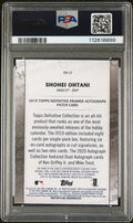 2021 Topps Baseball Through The Years #17 Shohei Ohtani Insert Reprint PSA 10