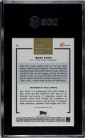 2021 Topps Game Within The Game Baseball Babe Ruth #2 SGC 10