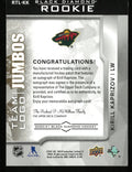 2021 UD Black Diamond Team Logo Jumbos Kirill Kaprizov Autograph Rookie RC /99