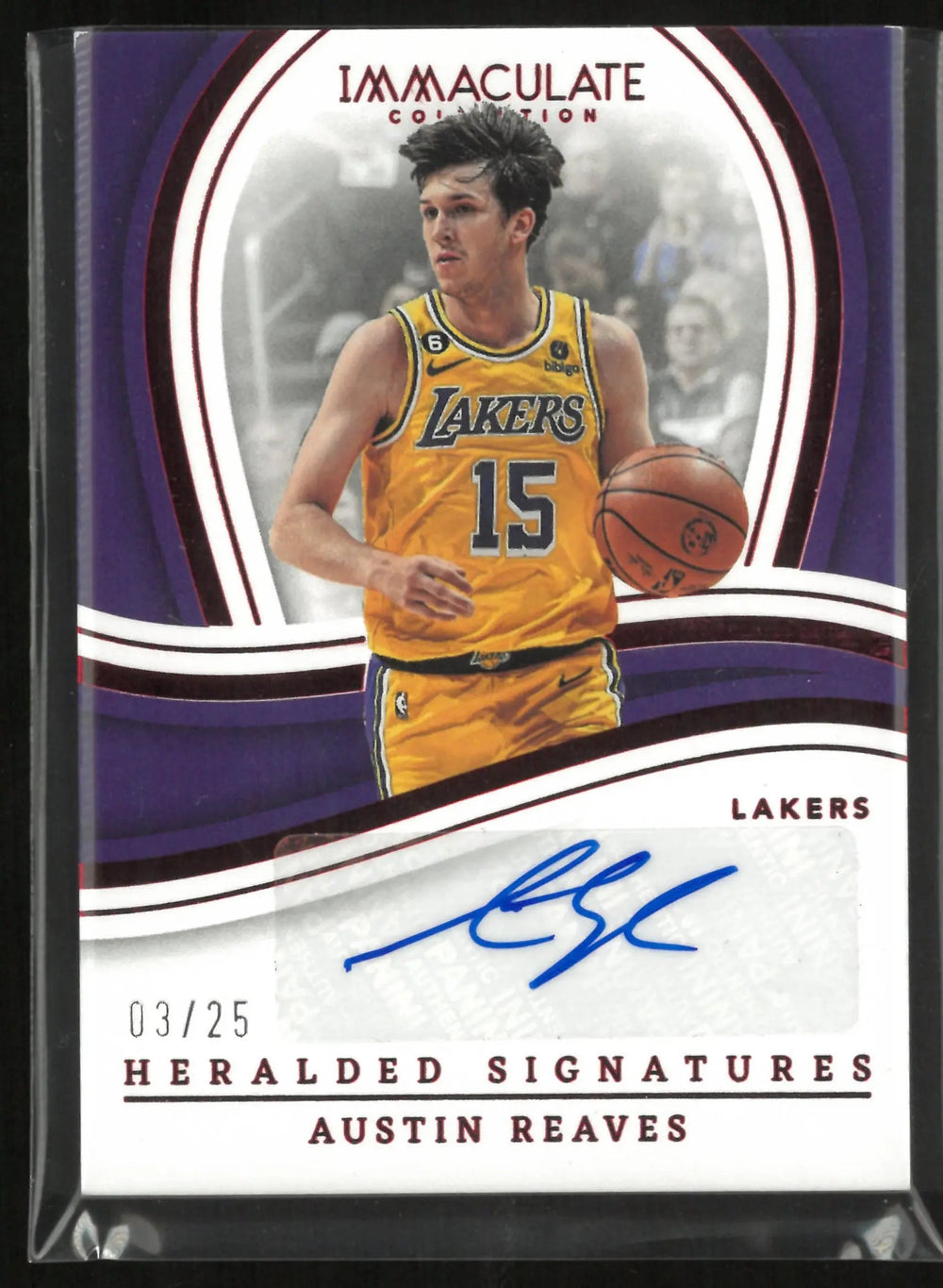 2022-23 Immaculate Basketball Heralded Autograph Austin Reaves Auto /25