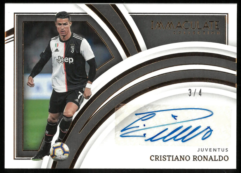 2022-23 Immaculate Soccer Cristiano Ronaldo Bronze Splendid Auto /4