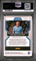 2022-23 Panini Chronicles Erling Haaland Premier League Purple Mojo PSA 10