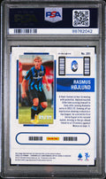 2022-23 Panini Chronicles Serie Red Rookie Ticket Rasmus Hojlund #291 /99 PSA 10