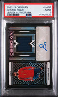 2022-23 Panini Obsidian Jersey Patch Auto Autograph Gerard Pique PSA 9 /33