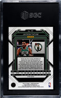 2022-23 Panini Prizm SGC 10 Jayson Tatum Choice Tiger Stripe #17