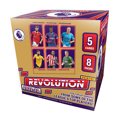 2022-23 Panini Revolution Premier League Soccer Trading Card Box